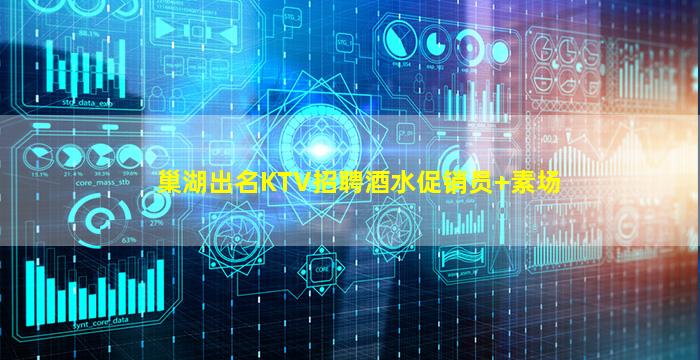 巢湖出名KTV招聘酒水促销员+素场